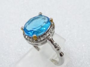 色石　指輪(16号)